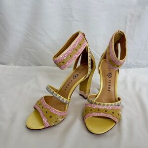 Katy Perry Collections Vibrant Yellow and Pink Heels
